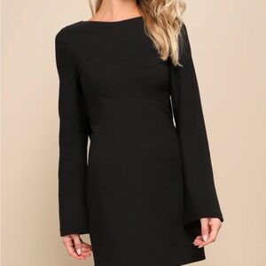 Lulu's Classic Black Backless Dress - New w/ Tags, Never Worn